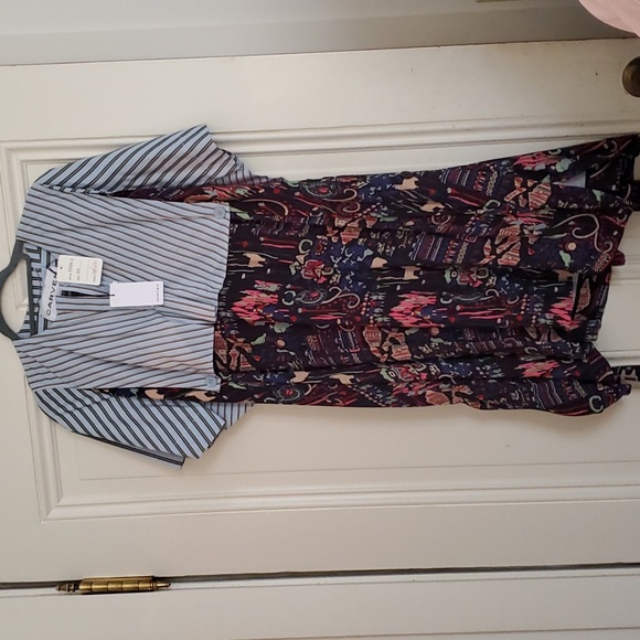 Sz 34(2) NWT $900 Carven dress with tie belt
